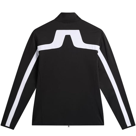 J.LINDEBERG Jarvis Golf Mid Layer – Men’s Full Zip – Black