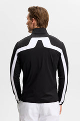 J.LINDEBERG Jarvis Golf Mid Layer – Men’s Full Zip – Black