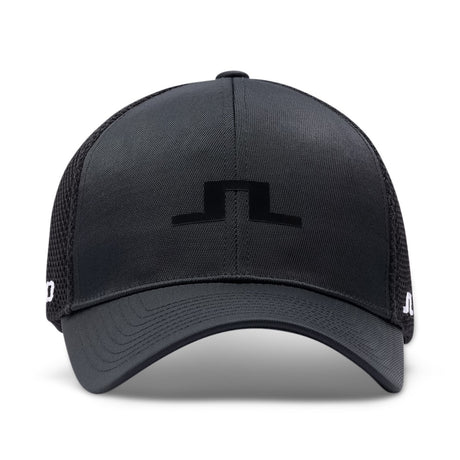 J.Lindeberg JL Pro Cap – 3D Bridge Logo – Black