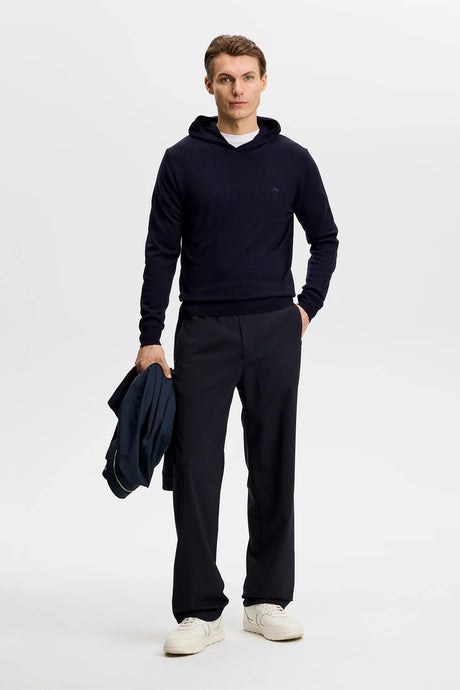 J.LINDEBERG Karl Merino Hoodie - Men's - JL Navy