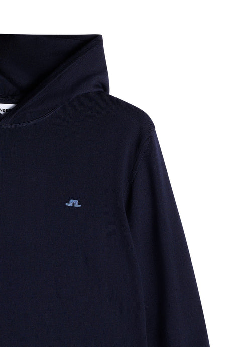 J.LINDEBERG Karl Merino Hoodie - Men's - JL Navy