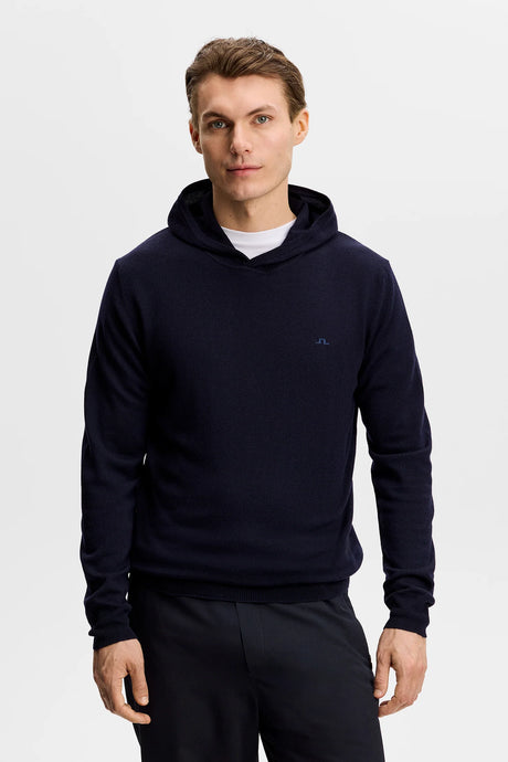 J.LINDEBERG Karl Merino Hoodie - Men's - JL Navy