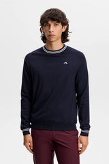 J.LINDEBERG Kenny Windbreaker Knit Sweater – Men's – JL Navy