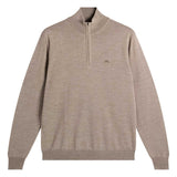 J.LINDEBERG Kiyan Quarter Zip Sweater - Men's - Brindle Melange