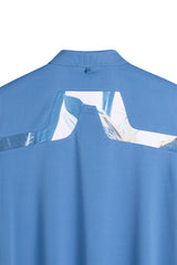 J.LINDEBERG KV Print Polo Shirt – Men’s – Federal Blue