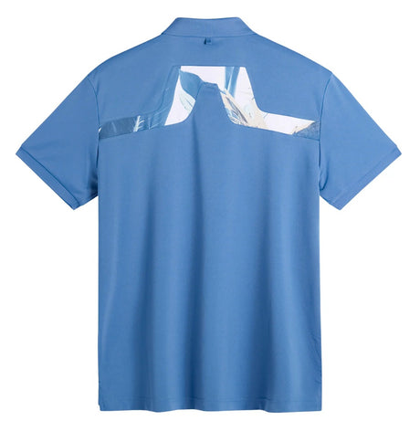 J.LINDEBERG KV Print Polo Shirt – Men’s – Federal Blue