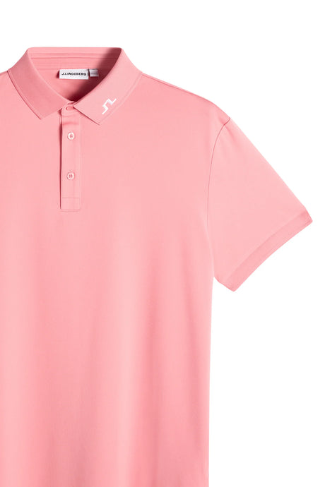 J.LINDEBERG KV Print Polo Shirt – Men’s – Flamingo Plume