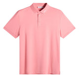 J.LINDEBERG KV Print Polo Shirt – Men’s – Flamingo Plume