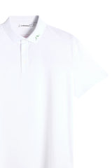 J.LINDEBERG KV Print Polo Shirt – Men’s – White / Paradise Hedge Green