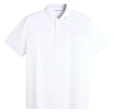 J.LINDEBERG KV Print Polo Shirt – Men’s – White / Paradise Hedge Green