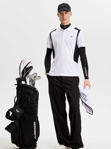 30% OFF - J.LINDEBERG Legacy Polo Shirt – Men’s Regular Fit – White - Size: S & L