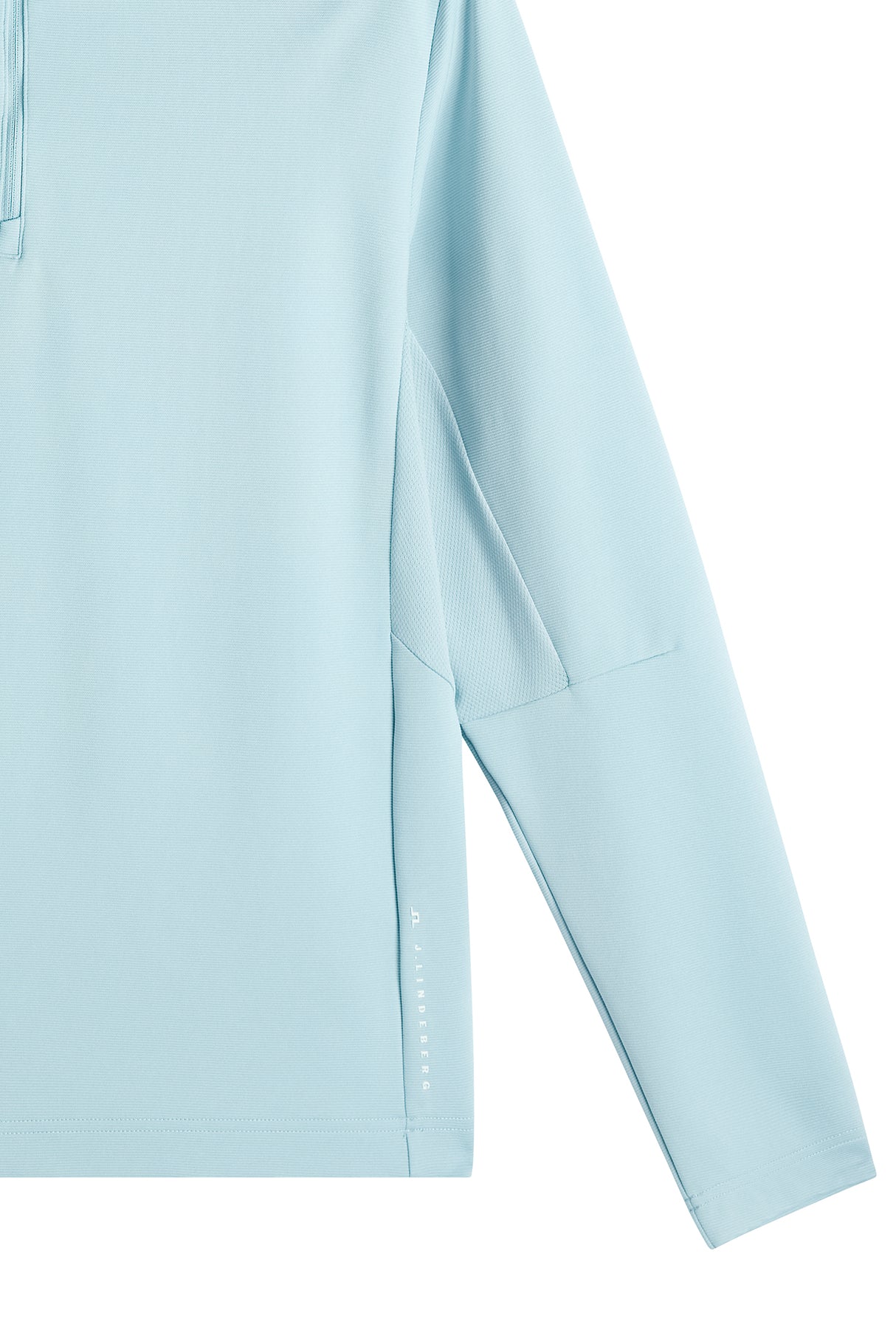 J.LINDEBERG Leon Quarter Zip Mid Layer – Men’s – Forget Me Not Blue