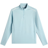 J.LINDEBERG Leon Quarter Zip Mid Layer – Men’s – Forget Me Not Blue
