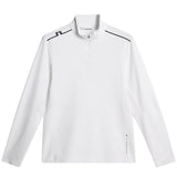 J.LINDEBERG Leon Quarter Zip Mid Layer – Men’s – White