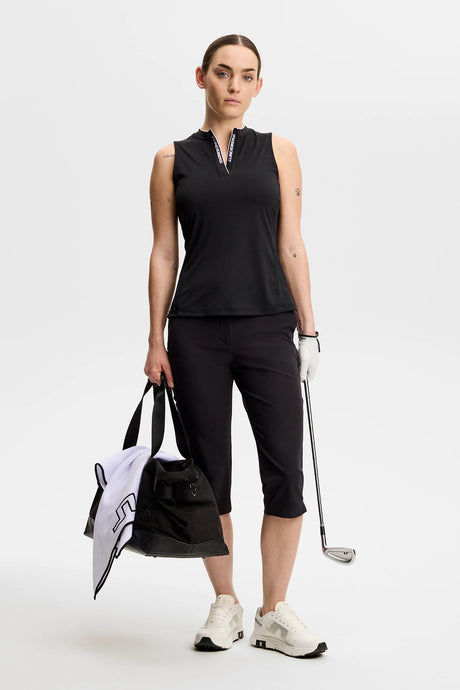 J.LINDEBERG Leya Sleeveless Top - Womens - Black