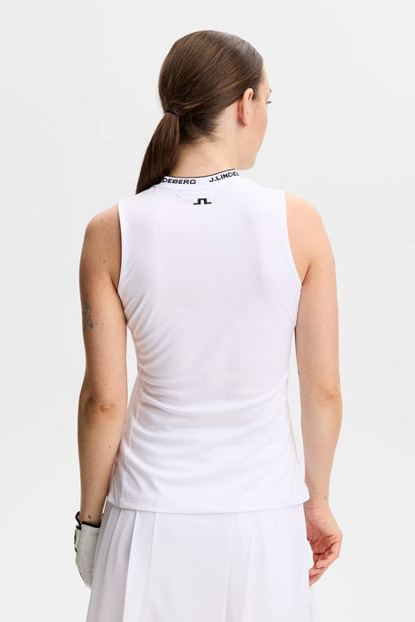 J.LINDEBERG Leya Sleeveless Top - Womens - White