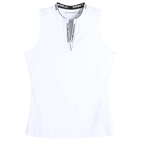 J.LINDEBERG Leya Sleeveless Top - Womens - White