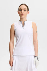J.LINDEBERG Leya Sleeveless Top - Womens - White