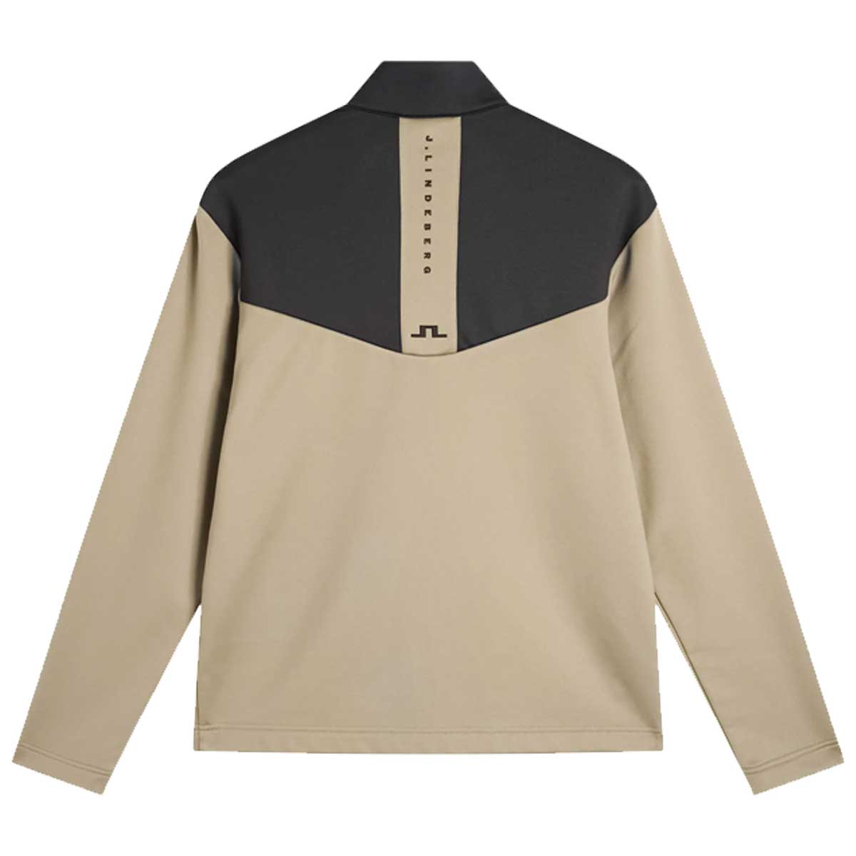 J.LINDEBERG Maclean Quarter Zip Mid Layer – Men's – Brindle