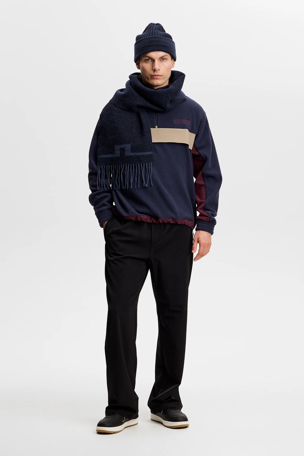 J.LINDEBERG Quinn Hybrid Sweatshirt – Men's – JL Navy