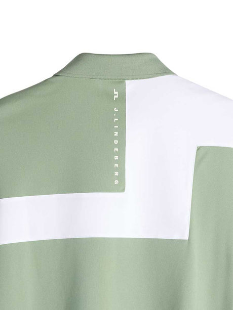 J.LINDEBERG Rody Polo Shirt – Men’s Regular Fit – Hedge Green - Size: SMALL