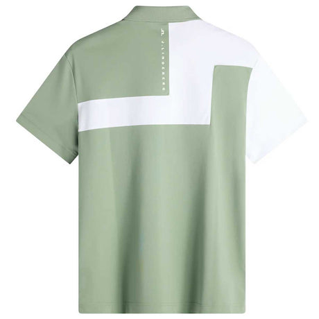 J.LINDEBERG Rody Polo Shirt – Men’s Regular Fit – Hedge Green - Size: SMALL