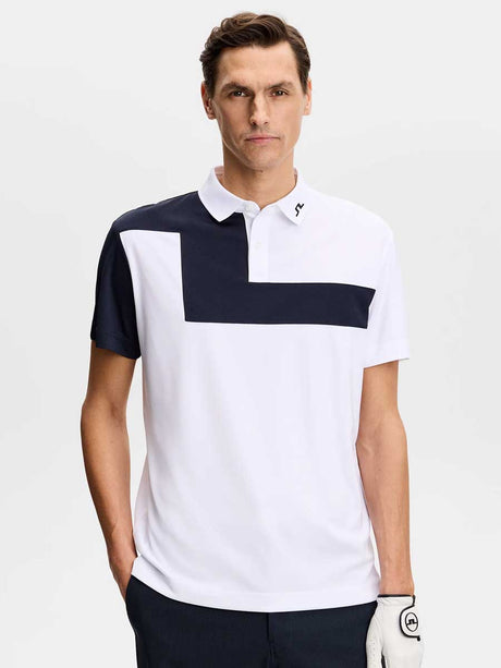 J.LINDEBERG Rody Polo Shirt – Men’s Regular Fit – White
