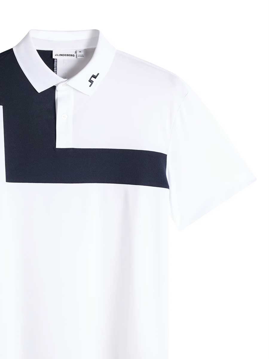J.LINDEBERG Rody Polo Shirt – Men’s Regular Fit – White