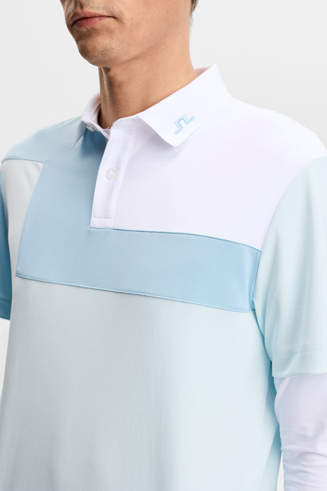 J.LINDEBERG Rody Polo Shirt – Men’s Regular Fit – Sky Light