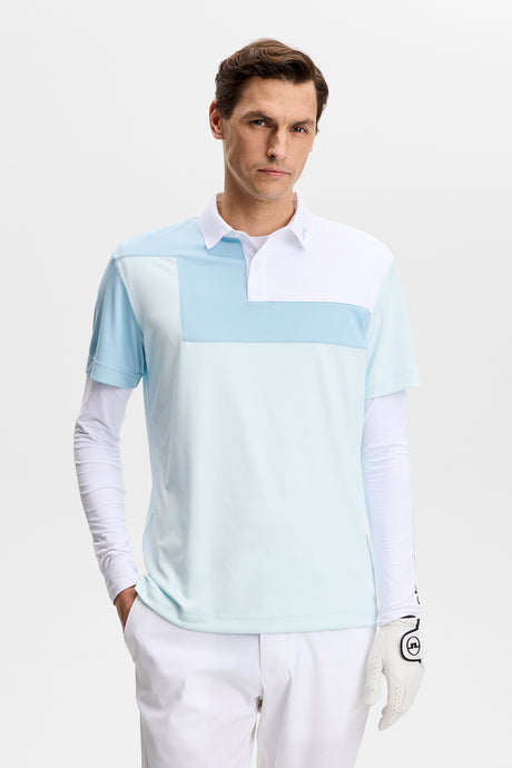 J.LINDEBERG Rody Polo Shirt – Men’s Regular Fit – Sky Light