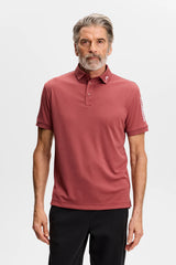 J.LINDEBERG Tour Tech Golf Polo Shirt – Men’s – Apple Butter