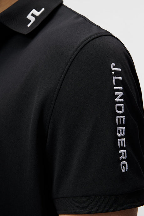 J.LINDEBERG Tour Tech Golf Polo Shirt – Men’s – Black