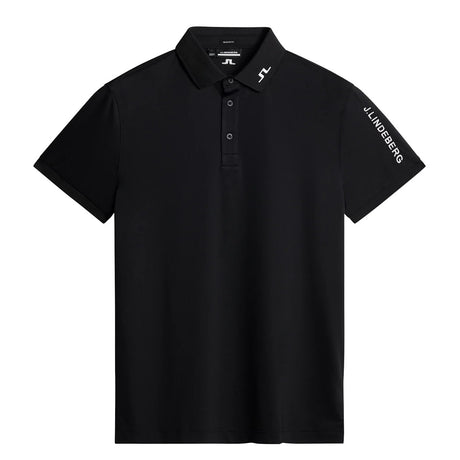 J.LINDEBERG Tour Tech Golf Polo Shirt – Men’s – Black