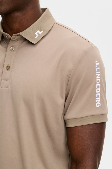 J.LINDEBERG Tour Tech Golf Polo Shirt – Men’s – Brindle