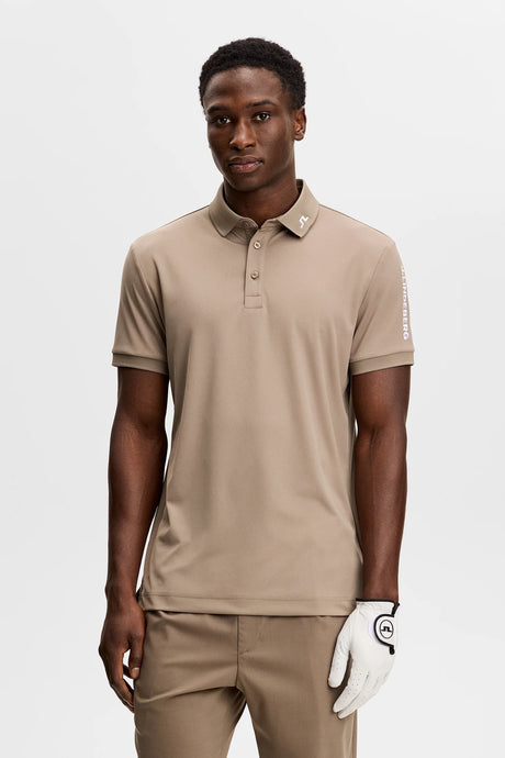 J.LINDEBERG Tour Tech Golf Polo Shirt – Men’s – Brindle