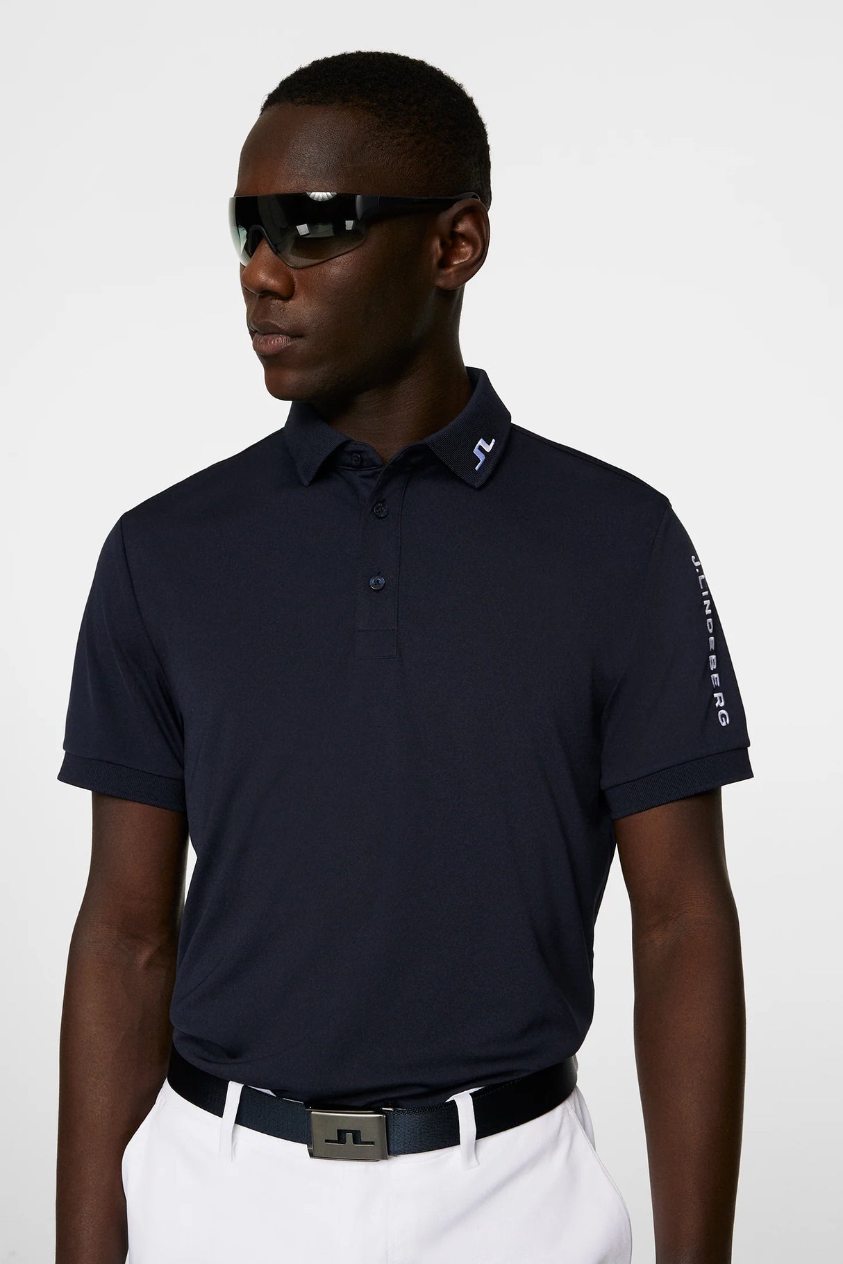 J.LINDEBERG Tour Tech Golf Polo Shirt – Men’s – Navy