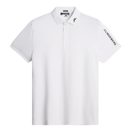 J.LINDEBERG Tour Tech Golf Polo Shirt – Men’s – White