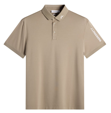 J.LINDEBERG Tour Tech Golf Polo Shirt – Men’s – Brindle