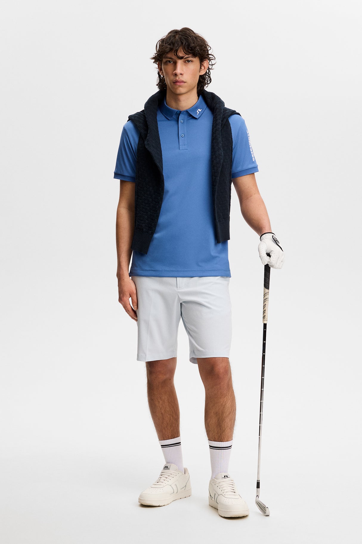 30% OFF - J.LINDEBERG Tour Tech Golf Polo Shirt – Men’s – Federal Blue - Size: SMALL
