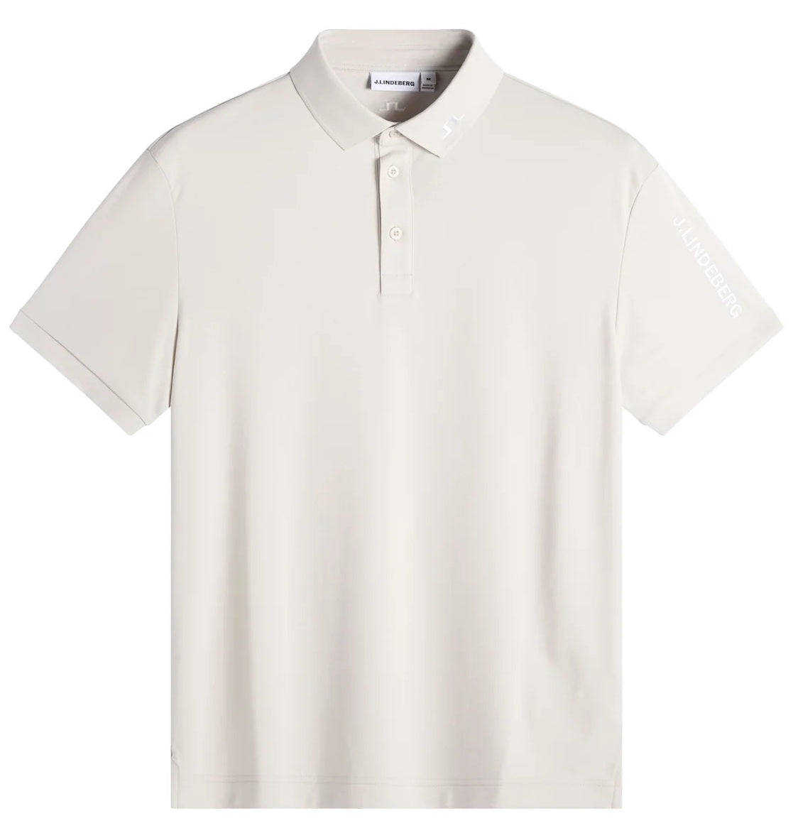 J.LINDEBERG Tour Tech Golf Polo Shirt – Men’s – Moonbeam