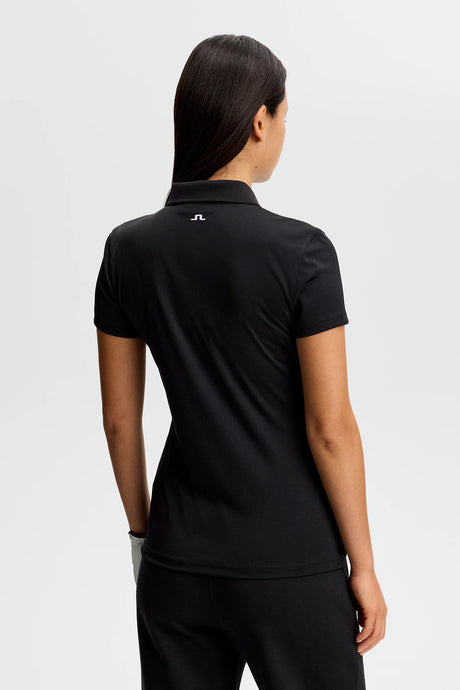 J.LINDEBERG Tour Tech Polo Shirt - Womens - Black