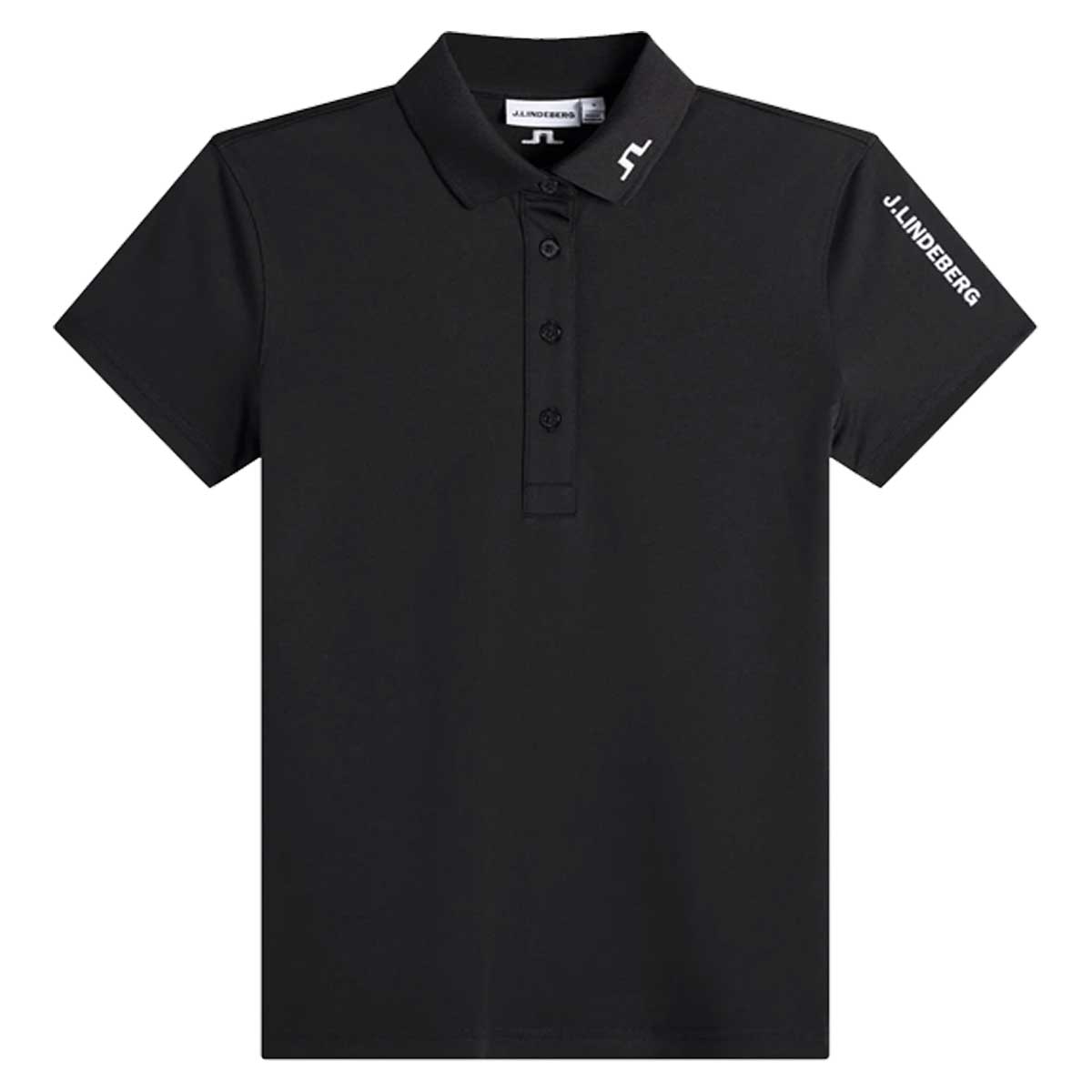 J.LINDEBERG Tour Tech Polo Shirt - Womens - Black