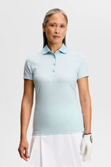 J.LINDEBERG Tour Tech Polo Shirt - Womens - Bridge Stack Skylight
