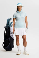 J.LINDEBERG Tour Tech Polo Shirt - Womens - Bridge Stack Skylight