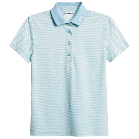 J.LINDEBERG Tour Tech Polo Shirt - Womens - Bridge Stack Skylight