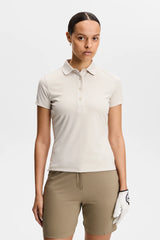 J.LINDEBERG Tour Tech Polo Shirt - Womens - Moonbeam