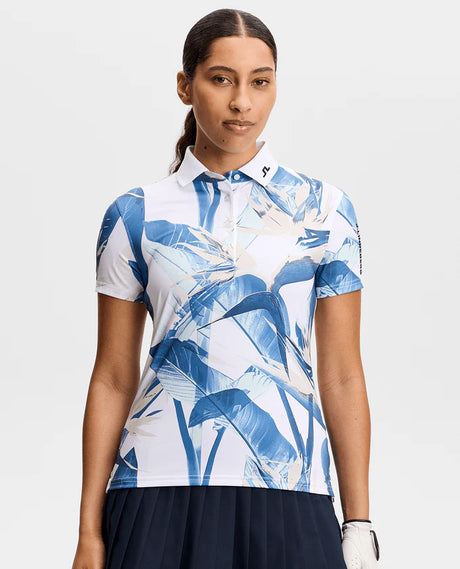 J.LINDEBERG Tour Tech Polo Shirt - Womens - Paradise Skylight