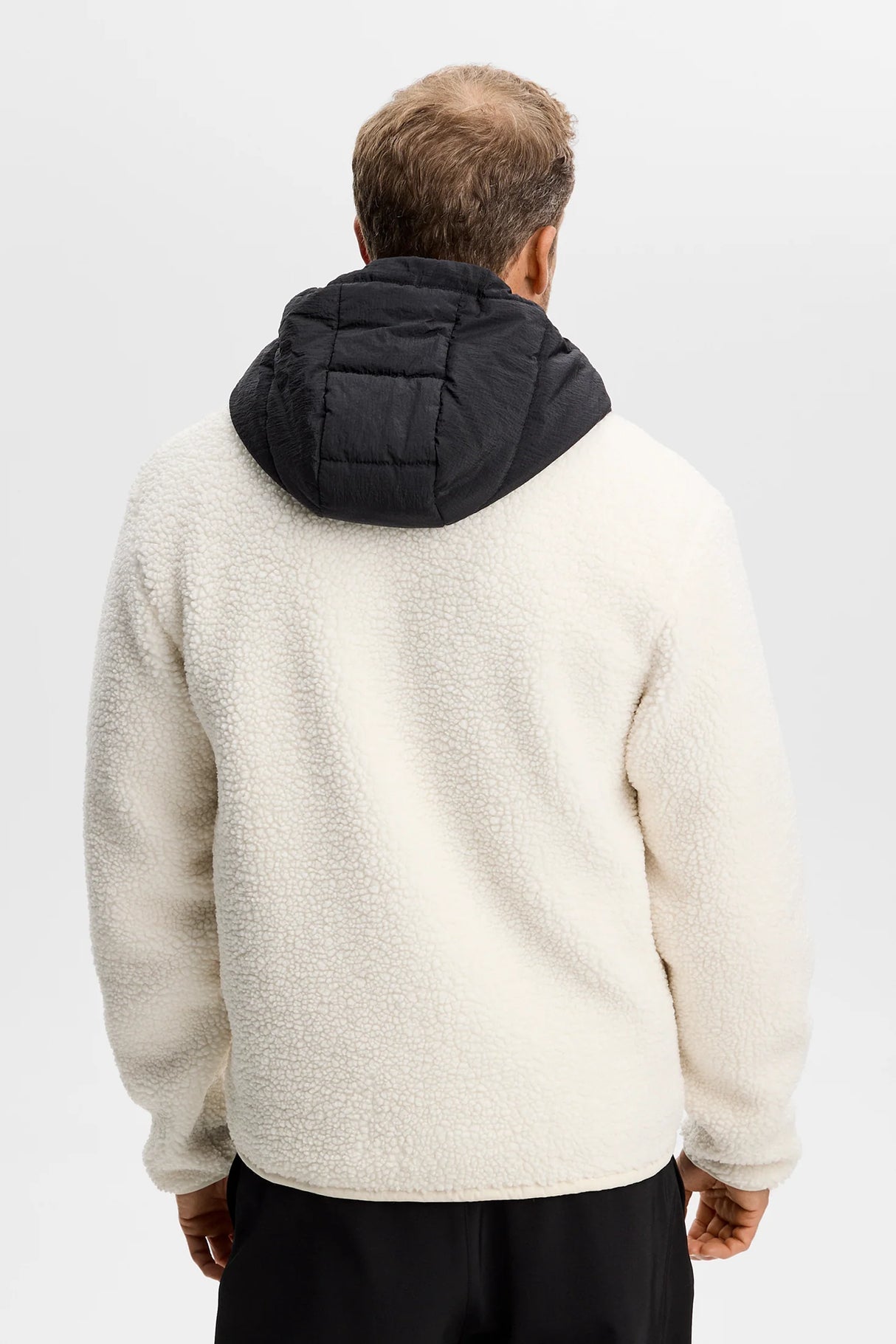 J.LINDEBERG Varek Hybrid Zip Hood – Men's – Tofu