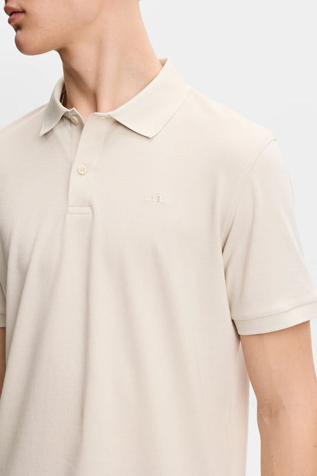 J.LINDEBERG Verse Polo Shirt - Men’s Regular Fit - Moonbeam