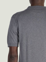 JOHN SMEDLEY Adrian Polo Shirt – Sea Island Cotton – Charcoal